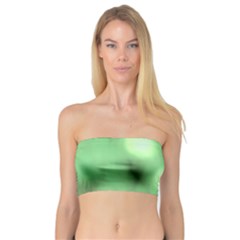 Green Vibrant Abstract No4 Bandeau Top