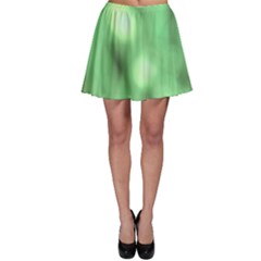 Green Vibrant Abstract No4 Skater Skirt