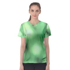 Green Vibrant Abstract No4 Women s Sport Mesh Tee