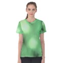 Green Vibrant Abstract No4 Women s Cotton Tee View1