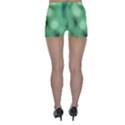 Green Vibrant Abstract No4 Skinny Shorts View2