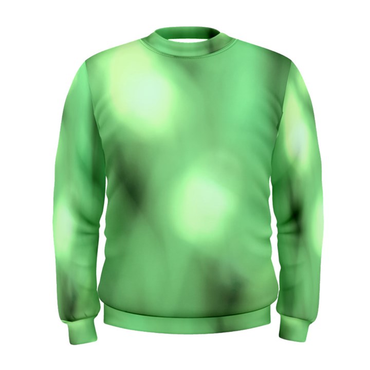 Green Vibrant Abstract No4 Men s Sweatshirt