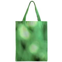 Green Vibrant Abstract No4 Zipper Classic Tote Bag