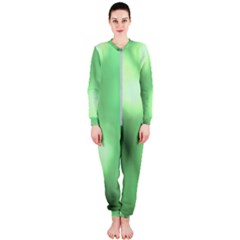 Green Vibrant Abstract No4 Onepiece Jumpsuit (ladies)  by DimitriosArt