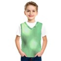 Green Vibrant Abstract No4 Kids  Basketball Tank Top View1