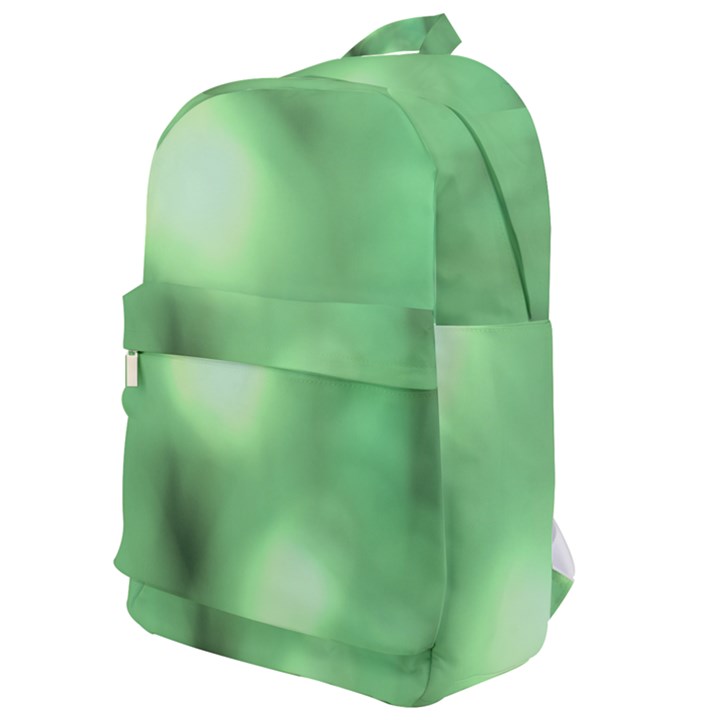 Green Vibrant Abstract No4 Classic Backpack