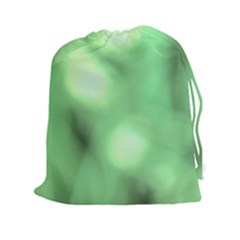 Green Vibrant Abstract No4 Drawstring Pouch (2XL)