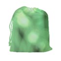 Green Vibrant Abstract No4 Drawstring Pouch (2XL) View2