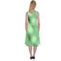 Green Vibrant Abstract No4 Midi Sleeveless Dress View2