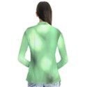 Green Vibrant Abstract No4 Drape Collar Cardigan View2