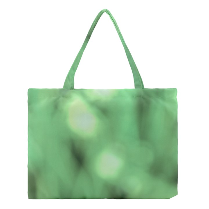 Green Vibrant Abstract No4 Medium Tote Bag