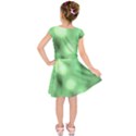 Green Vibrant Abstract No4 Kids  Short Sleeve Dress View2