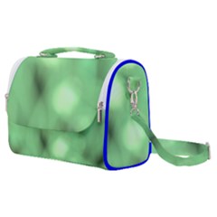 Green Vibrant Abstract No4 Satchel Shoulder Bag