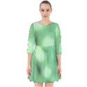 Green Vibrant Abstract No4 Smock Dress View1