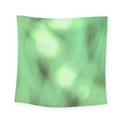 Green Vibrant Abstract No4 Square Tapestry (Small)