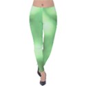 Green Vibrant Abstract No4 Velvet Leggings View1