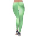 Green Vibrant Abstract No4 Velvet Leggings View2