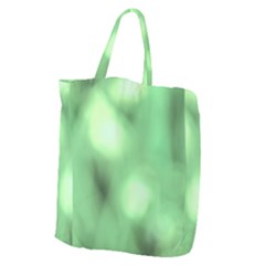 Green Vibrant Abstract No4 Giant Grocery Tote by DimitriosArt