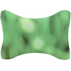 Green Vibrant Abstract No4 Seat Head Rest Cushion