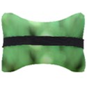 Green Vibrant Abstract No4 Seat Head Rest Cushion View2