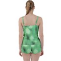 Green Vibrant Abstract No4 Tie Front Two Piece Tankini View2