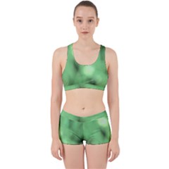 Green Vibrant Abstract No4 Work It Out Gym Set