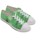 Green Vibrant Abstract No4 Women s Low Top Canvas Sneakers View3