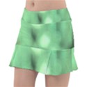 Green Vibrant Abstract No4 Classic Tennis Skirt View1