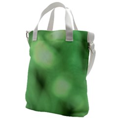 Green Vibrant Abstract No4 Canvas Messenger Bag