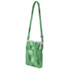 Green Vibrant Abstract No4 Multi Function Travel Bag