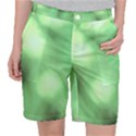 Green Vibrant Abstract No4 Pocket Shorts View1