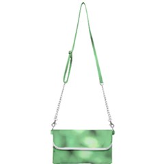 Green Vibrant Abstract No4 Mini Crossbody Handbag