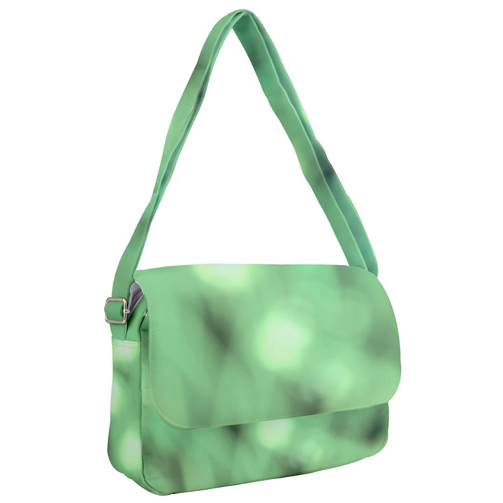 Green Vibrant Abstract No4 Courier Bag