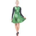 Green Vibrant Abstract No4 Plunge Pinafore Velour Dress View2