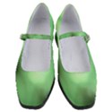 Green Vibrant Abstract No4 Women s Mary Jane Shoes View1