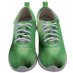 Green Vibrant Abstract No4 Mens Athletic Shoes