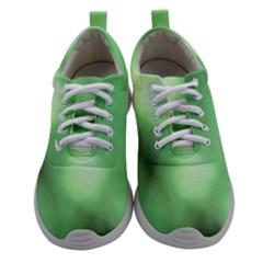 Green Vibrant Abstract No4 Athletic Shoes