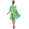 Green Vibrant Abstract No4 All Frills Chiffon Dress View2