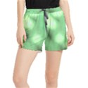 Green Vibrant Abstract No4 Women s Runner Shorts View1