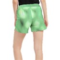 Green Vibrant Abstract No4 Women s Runner Shorts View2