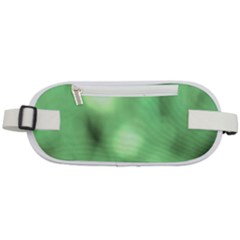 Green Vibrant Abstract No4 Rounded Waist Pouch