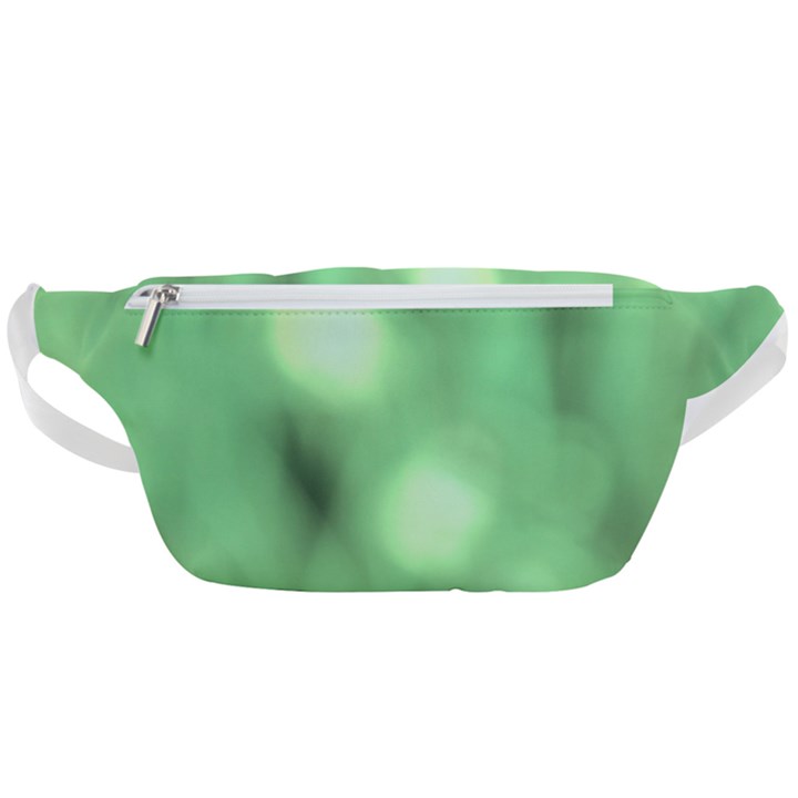 Green Vibrant Abstract No4 Waist Bag 