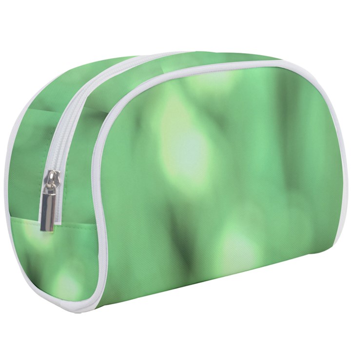 Green Vibrant Abstract No4 Make Up Case (Large)