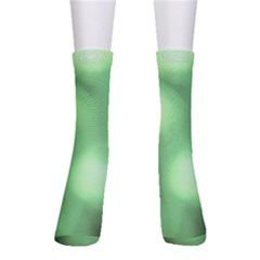 Green Vibrant Abstract No4 Men s Crew Socks