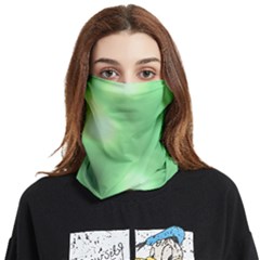 Green Vibrant Abstract No4 Face Covering Bandana (Two Sides)