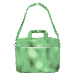 Green Vibrant Abstract No4 MacBook Pro Shoulder Laptop Bag (Large)