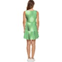 Green Vibrant Abstract No4 Tiered Sleeveless Mini Dress View4