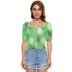 Green Vibrant Abstract No4 Button up blouse