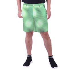 Green Vibrant Abstract No4 Men s Pocket Shorts