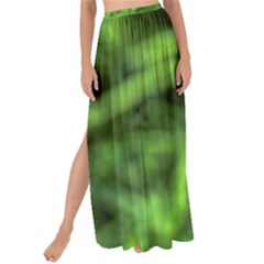 Green Abstract Stars Maxi Chiffon Tie-up Sarong by DimitriosArt